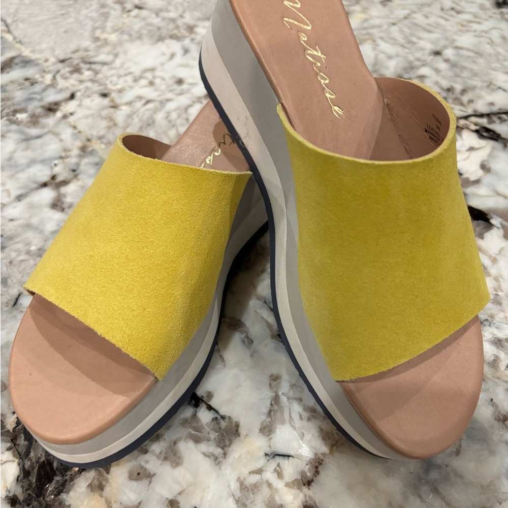 Matisse Yellow Women's Mules